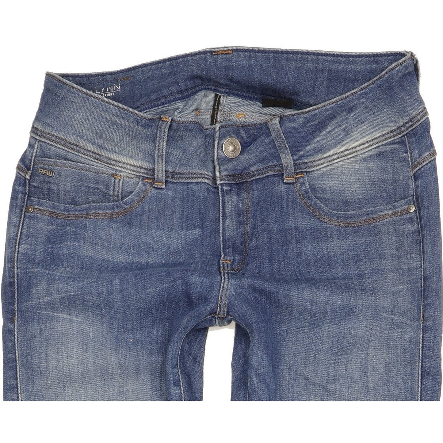 G-Star Lynn Women Blue Skinny Slim Stretch Jeans W31 L34