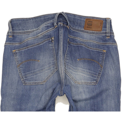 G-Star Lynn Women Blue Skinny Slim Stretch Jeans W31 L34
