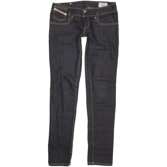 Diesel Matic Women Navy Skinny Slim Stretch Jeans W29 L33
