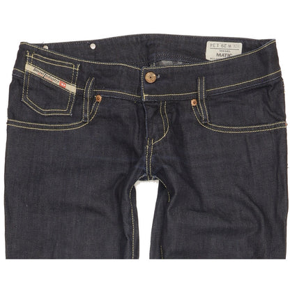 Diesel Matic Women Navy Skinny Slim Stretch Jeans W29 L33