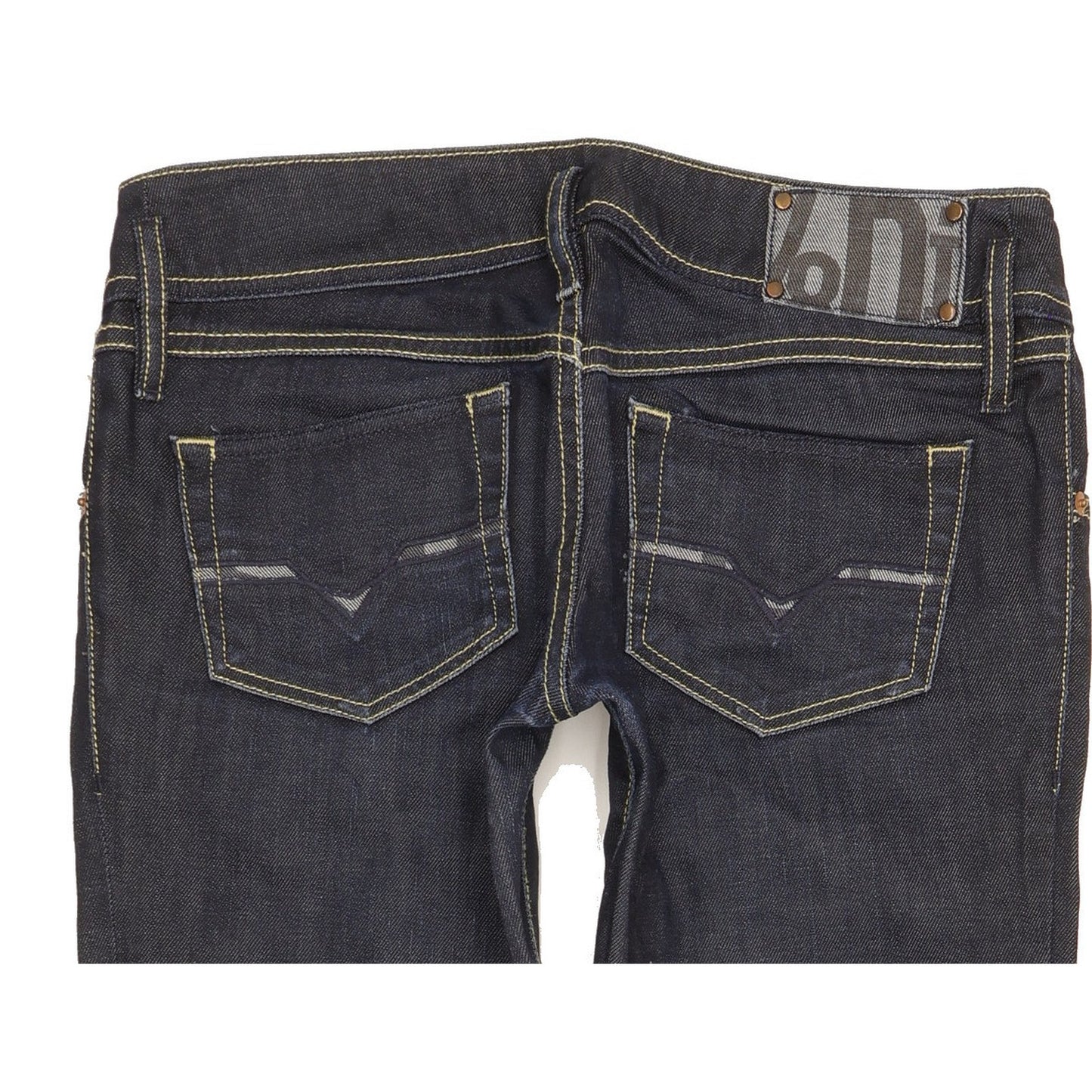 Diesel Matic Women Navy Skinny Slim Stretch Jeans W29 L33