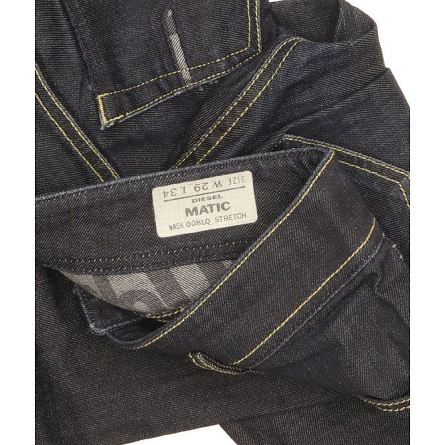 Diesel Matic Women Navy Skinny Slim Stretch Jeans W29 L33