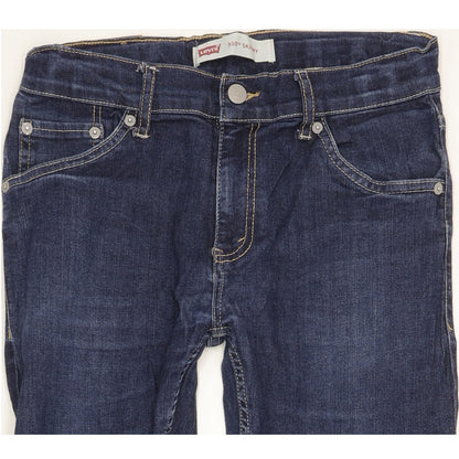 Levi's 510 Kids Blue Skinny Slim Stretch Jeans W28 L32