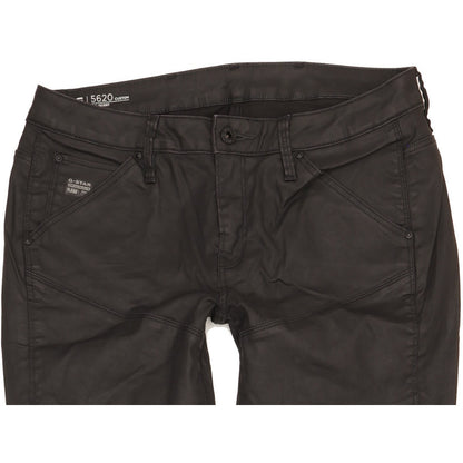 G-Star 5620 Women Black Skinny Slim Stretch Jeans W28 L32