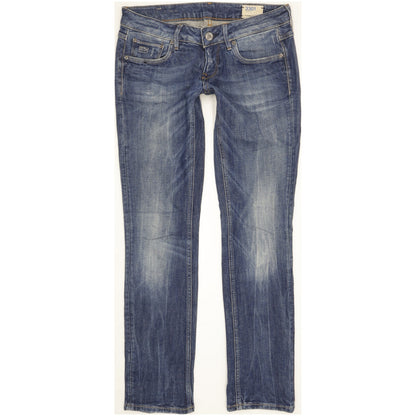 G-Star 3301 Women Blue Straight Slim Stretch Jeans W29 L31