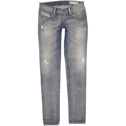 Diesel Getlegg Women Blue Skinny Slim Stretch Jeans W27 L34