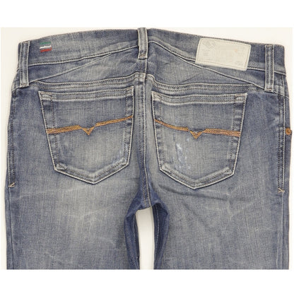 Diesel Getlegg Women Blue Skinny Slim Stretch Jeans W27 L34