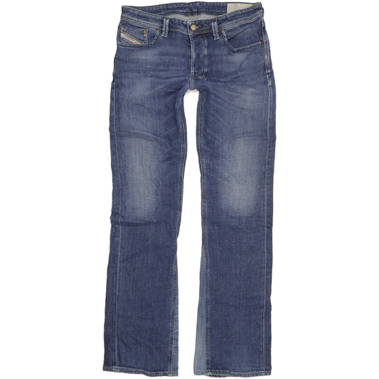 Diesel Larkee Men Blue Flared Regular Stretch Jeans W34 L36