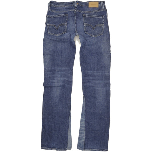 Diesel Larkee Men Blue Flared Regular Stretch Jeans W34 L36