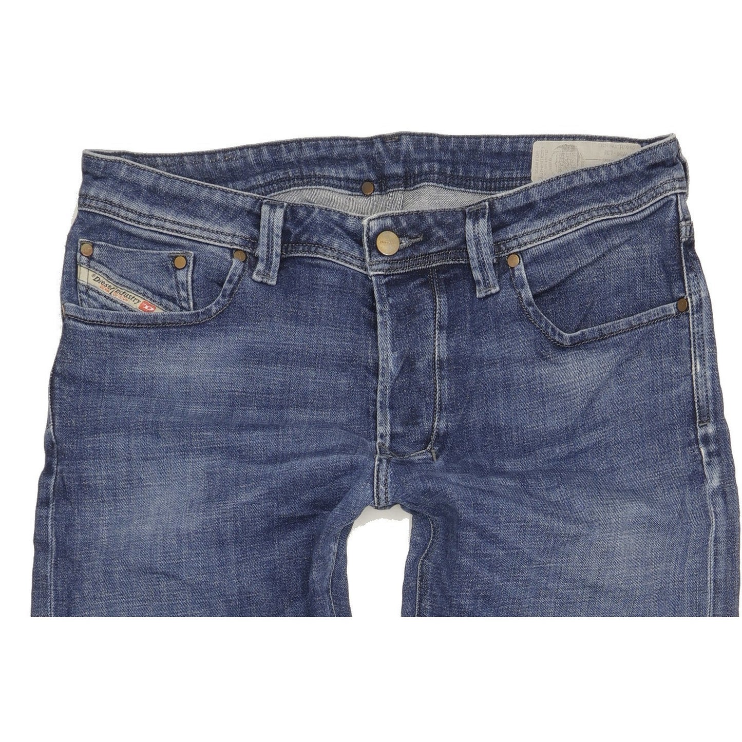 Diesel Larkee Men Blue Flared Regular Stretch Jeans W34 L36