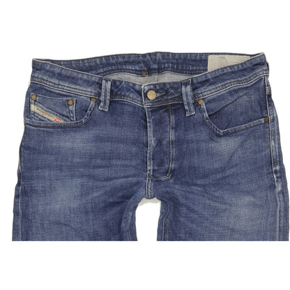 Diesel Larkee Men Blue Flared Regular Stretch Jeans W34 L36