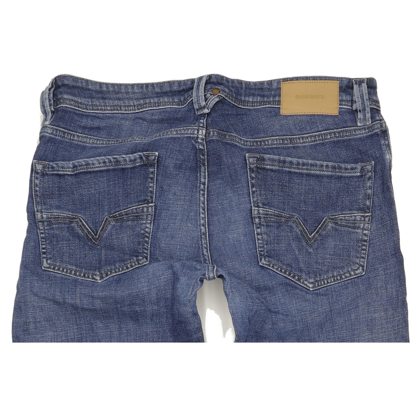 Diesel Larkee Men Blue Flared Regular Stretch Jeans W34 L36