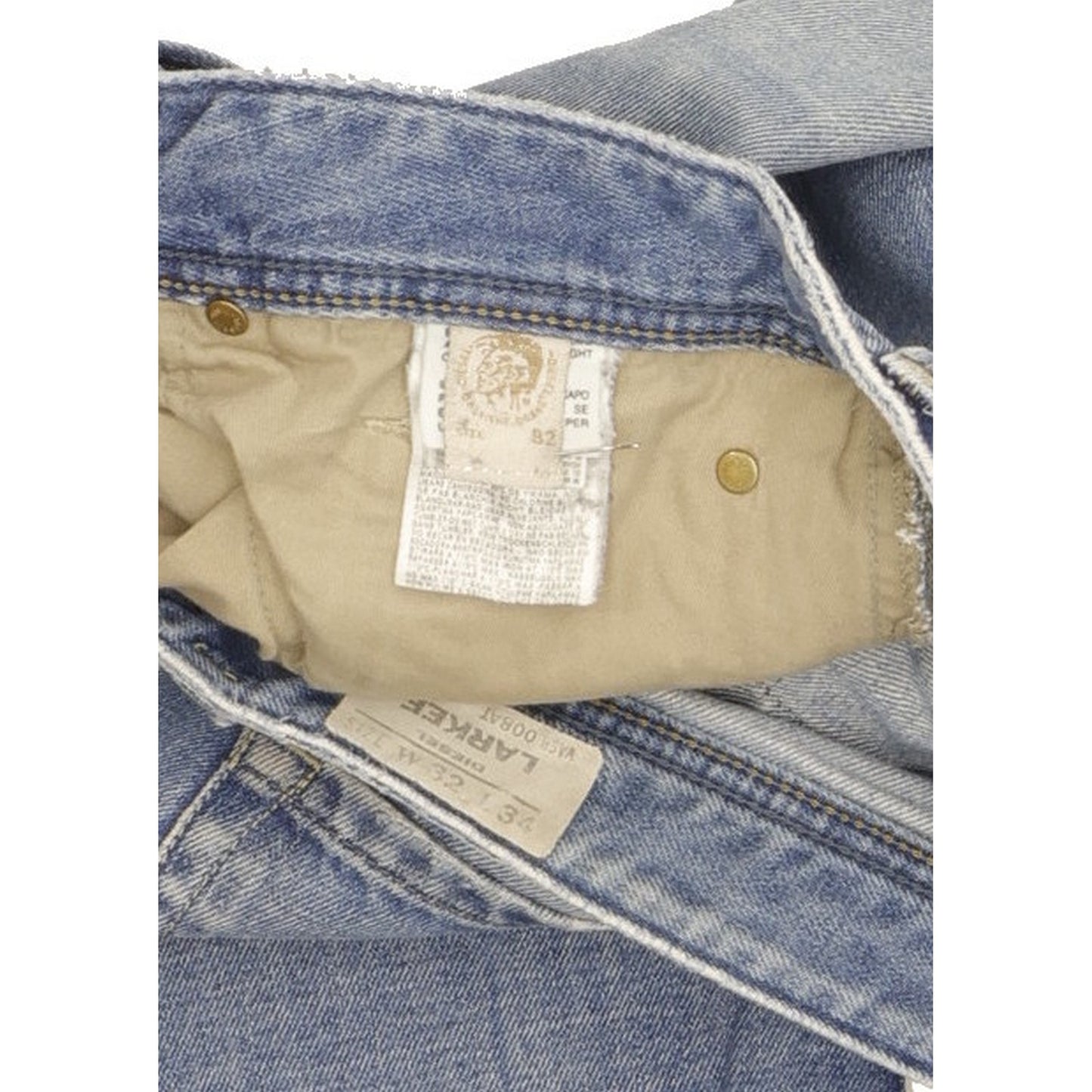 Diesel Larkee Men Blue Straight Regular Jeans W32 L34