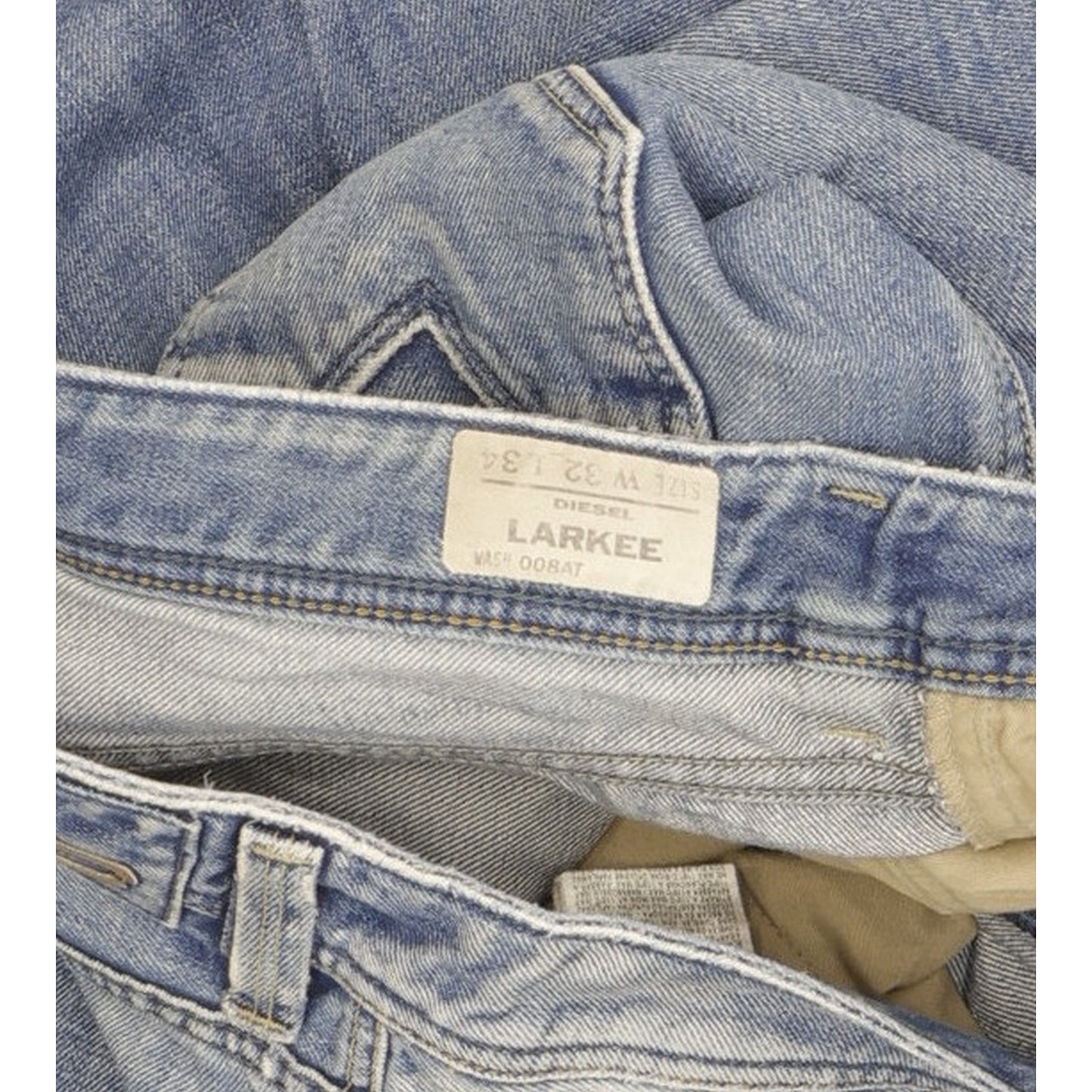 Diesel Larkee Men Blue Straight Regular Jeans W32 L34
