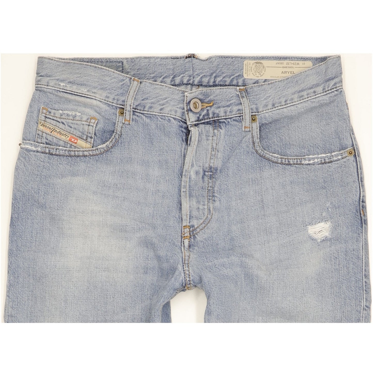 Diesel Aryel Blue Straight Regular Jeans High Waisted W28 L30