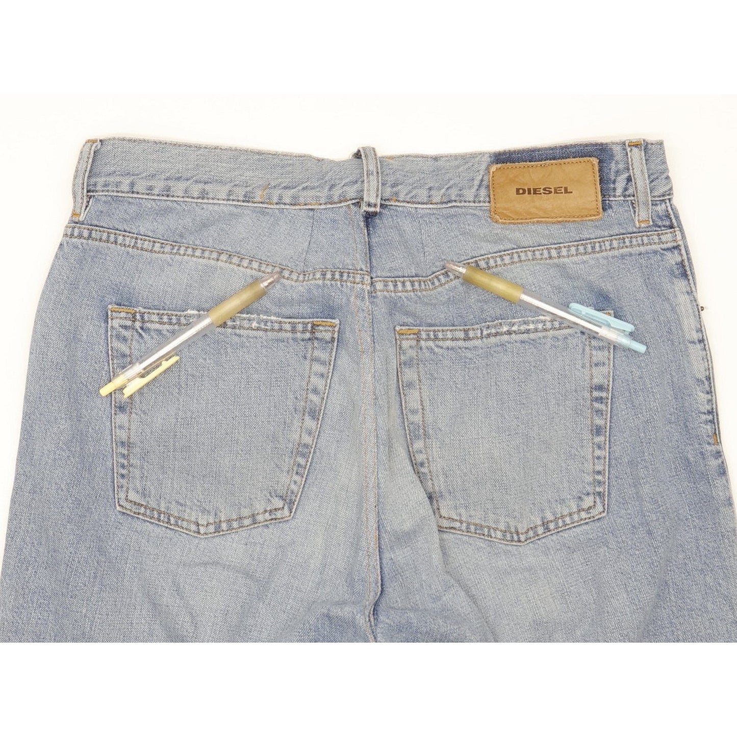 Diesel Aryel Blue Straight Regular Jeans High Waisted W28 L30