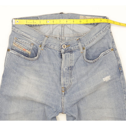 Diesel Aryel Blue Straight Regular Jeans High Waisted W28 L30