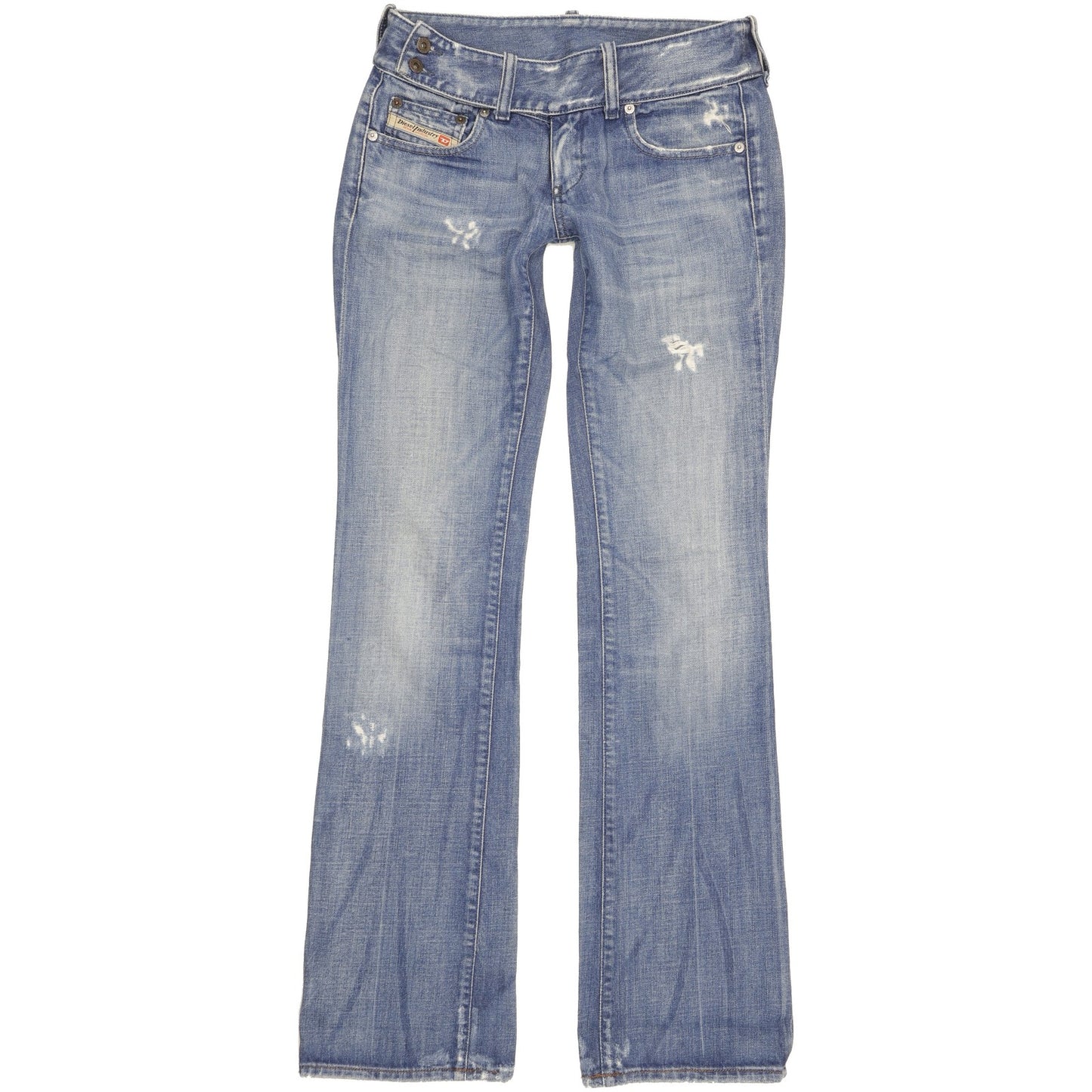 Diesel Cherone Women Blue Bootcut Slim Jeans W27 L34