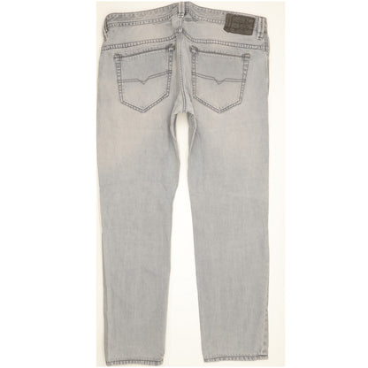 Diesel Thavar Men Grey Straight Regular Jeans W36 L30