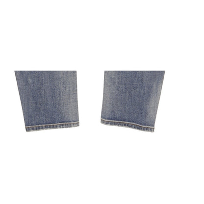 Diesel Fayza Blue Tapered Relaxed Boyfriend Stretch Jeans High Waisted W29 L32