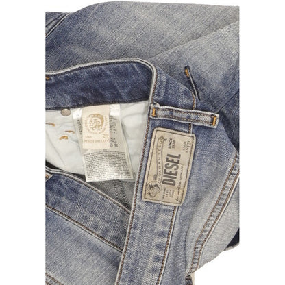Diesel Fayza Blue Tapered Relaxed Boyfriend Stretch Jeans High Waisted W29 L32