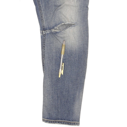 Diesel Fayza Blue Tapered Relaxed Boyfriend Stretch Jeans High Waisted W29 L32