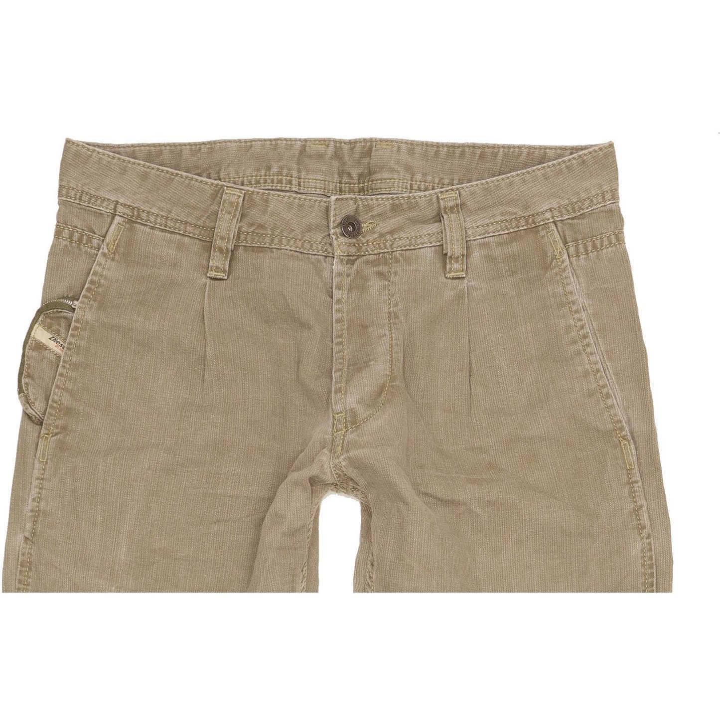 Diesel Argon Men Green Tapered Relaxed Jeans W30 L32