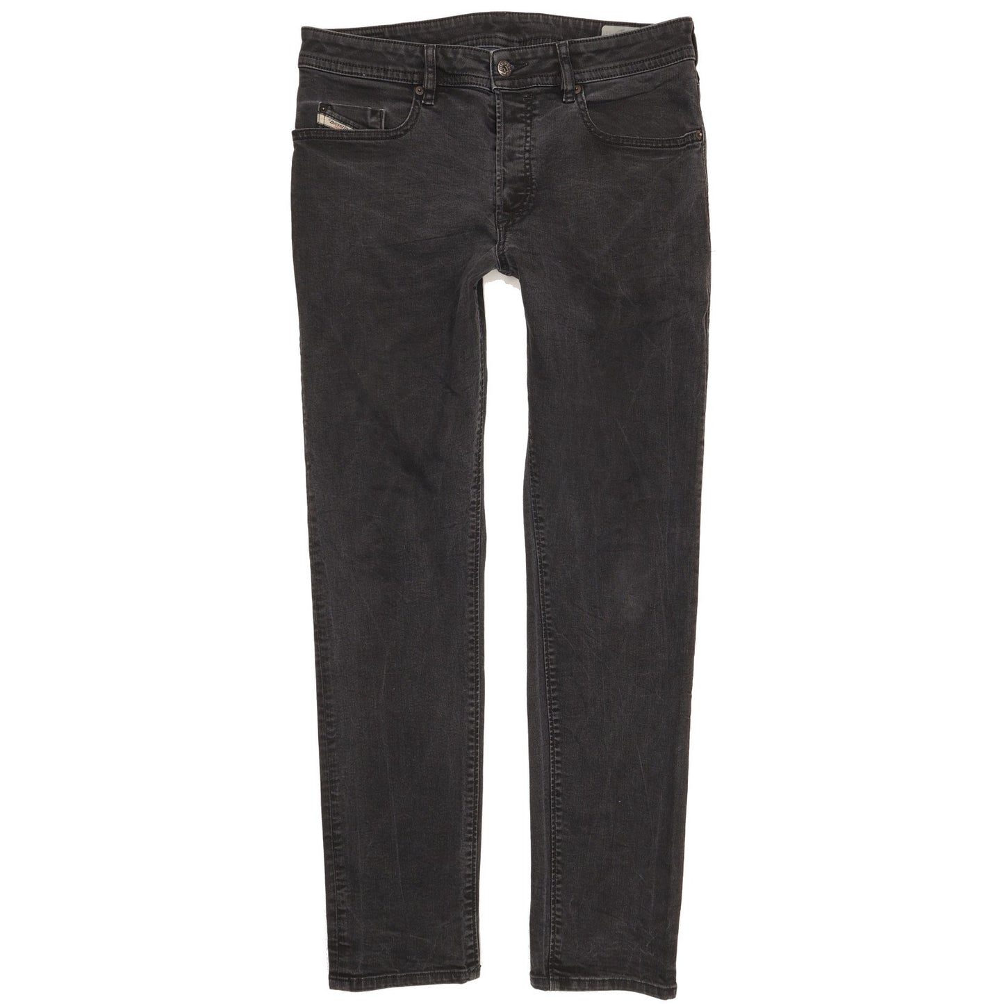 Diesel Buster Men Black Tapered Slim Stretch Jeans W33 L31