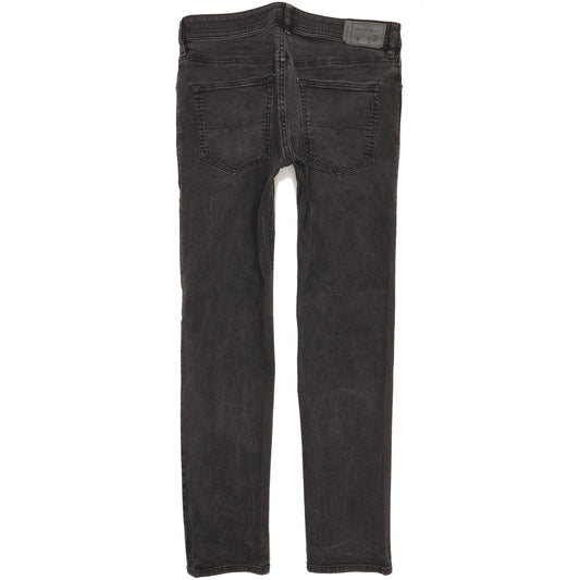 Diesel Buster Men Black Tapered Slim Stretch Jeans W33 L31