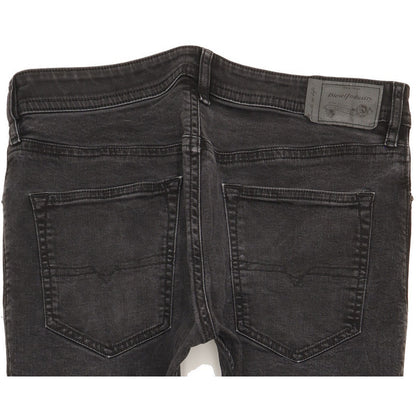 Diesel Buster Men Black Tapered Slim Stretch Jeans W33 L31