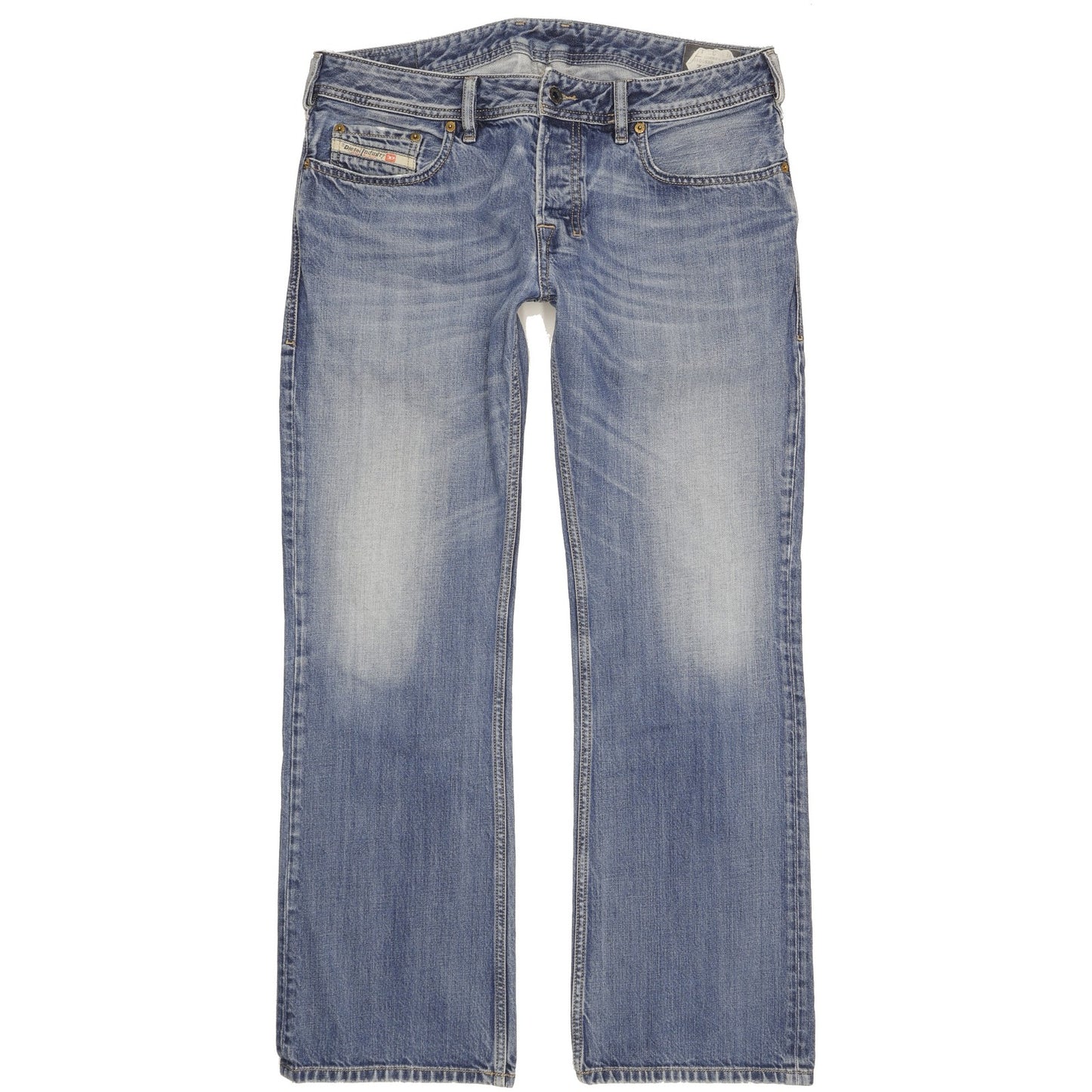 Diesel Zatiny Men Blue Bootcut Regular Jeans W33 L30