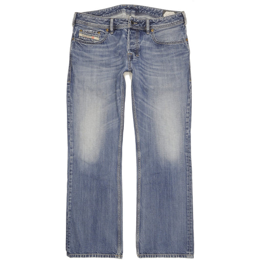 Diesel Zatiny Men Blue Bootcut Regular Jeans W33 L30