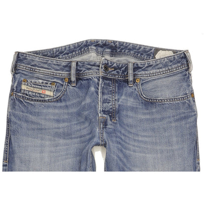 Diesel Zatiny Men Blue Bootcut Regular Jeans W33 L30