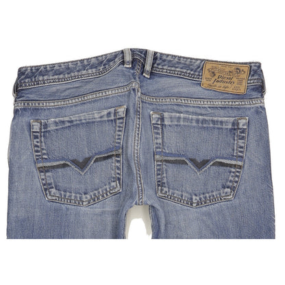 Diesel Zatiny Men Blue Bootcut Regular Jeans W33 L30