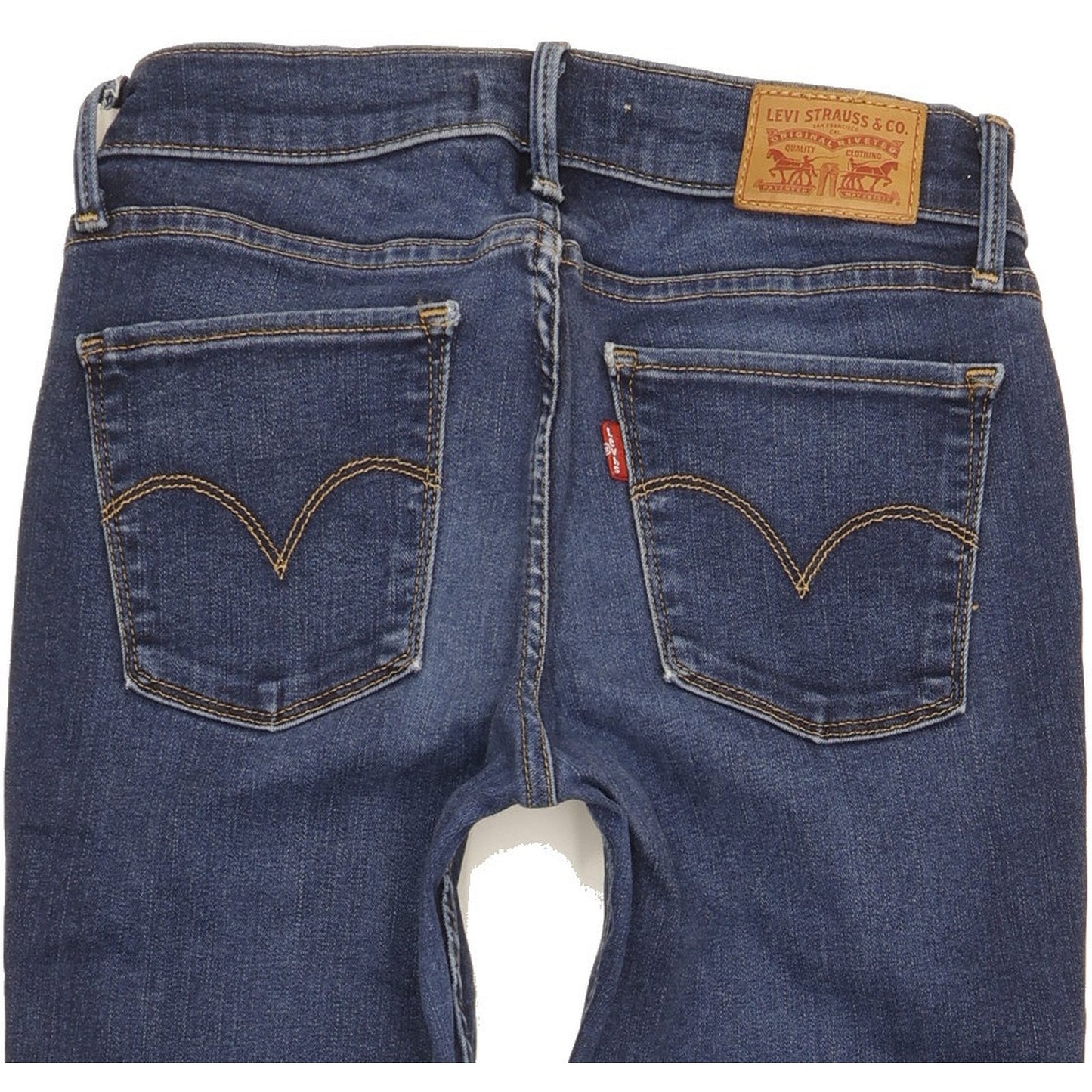 Levi's 710 Super Women Blue Skinny Slim Stretch Jeans W26 L29