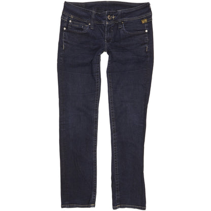 G-Star Ford Women Blue Straight Slim Stretch Jeans W31 L30