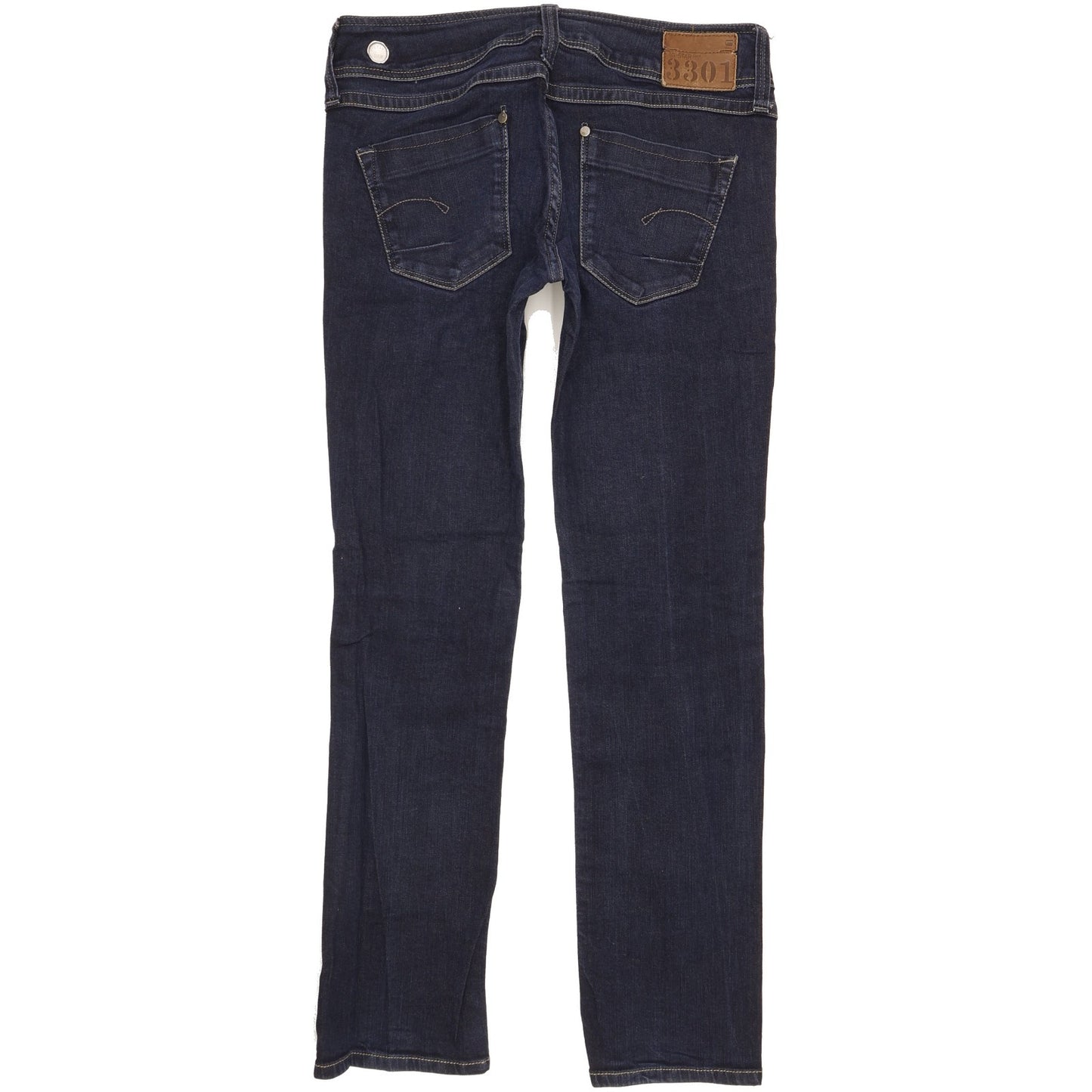 G-Star Ford Women Blue Straight Slim Stretch Jeans W31 L30