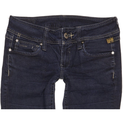 G-Star Ford Women Blue Straight Slim Stretch Jeans W31 L30