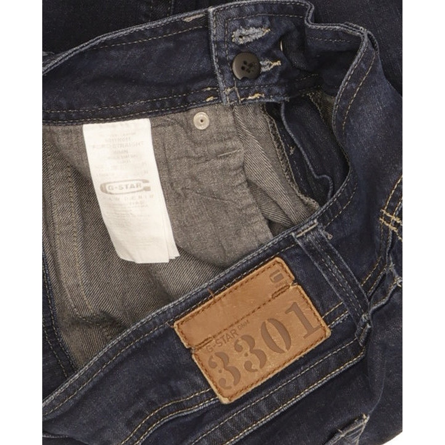 G-Star Ford Women Blue Straight Slim Stretch Jeans W31 L30