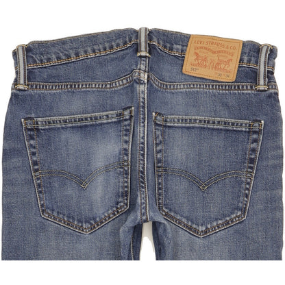 Levi's 512 Men Blue Tapered Slim Stretch Jeans W30 L33