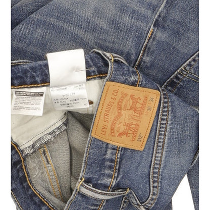 Levi's 512 Men Blue Tapered Slim Stretch Jeans W30 L33