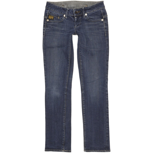 G-Star Midge Blue Straight Regular Jeans W27 L31