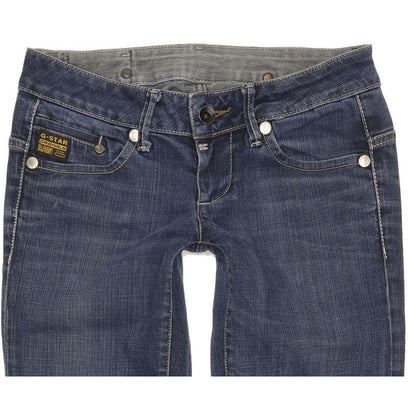 G-Star Midge Blue Straight Regular Jeans W27 L31