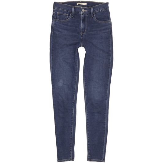 Levi's 720 Women Blue Skinny Slim Stretch Jeans W27 L30