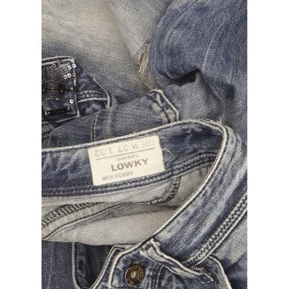 Diesel Lowky Women Blue Straight Slim Jeans W27 L32