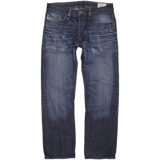 Diesel Mennit Men Blue Straight Regular Jeans W32 L29