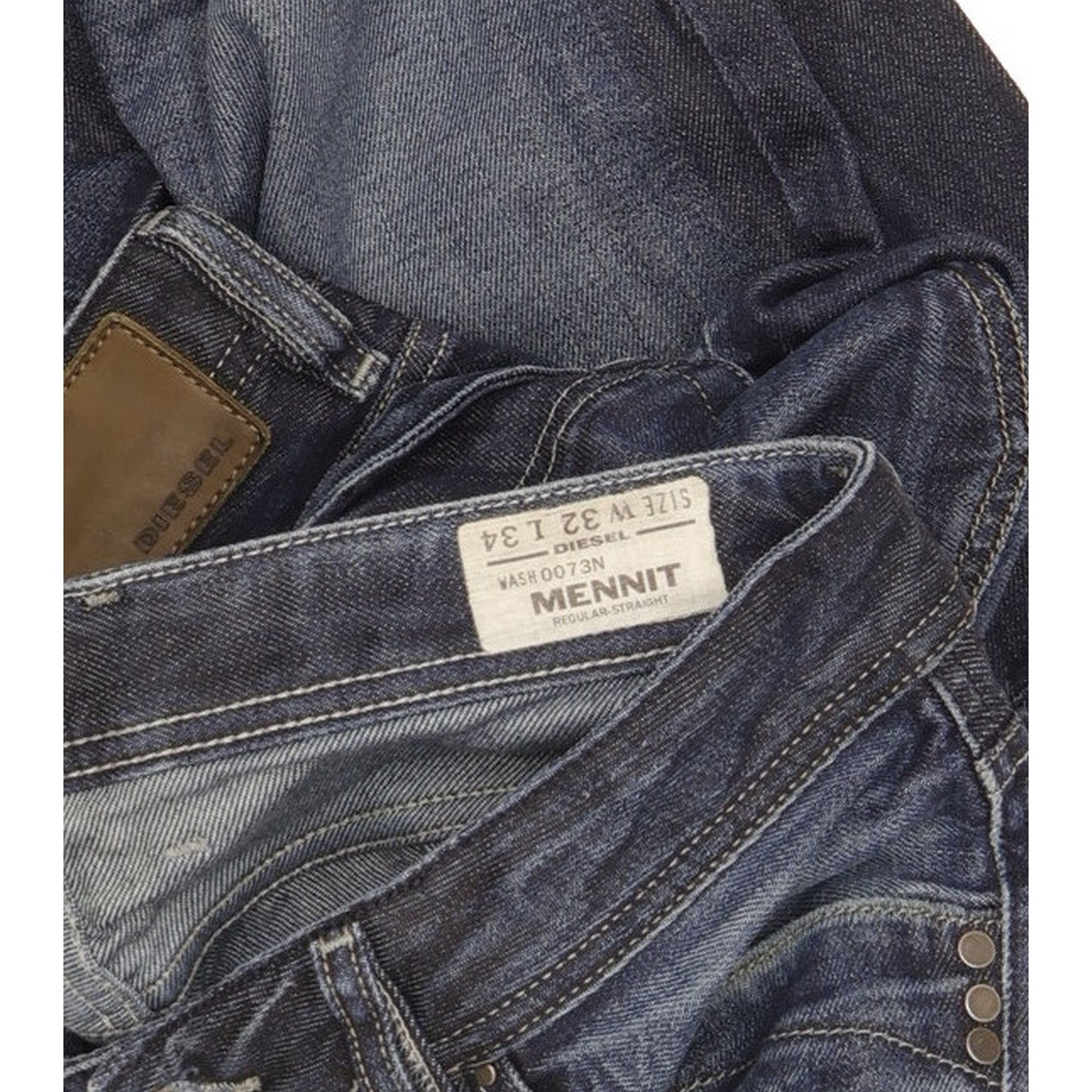 Diesel Mennit Men Blue Straight Regular Jeans W32 L29