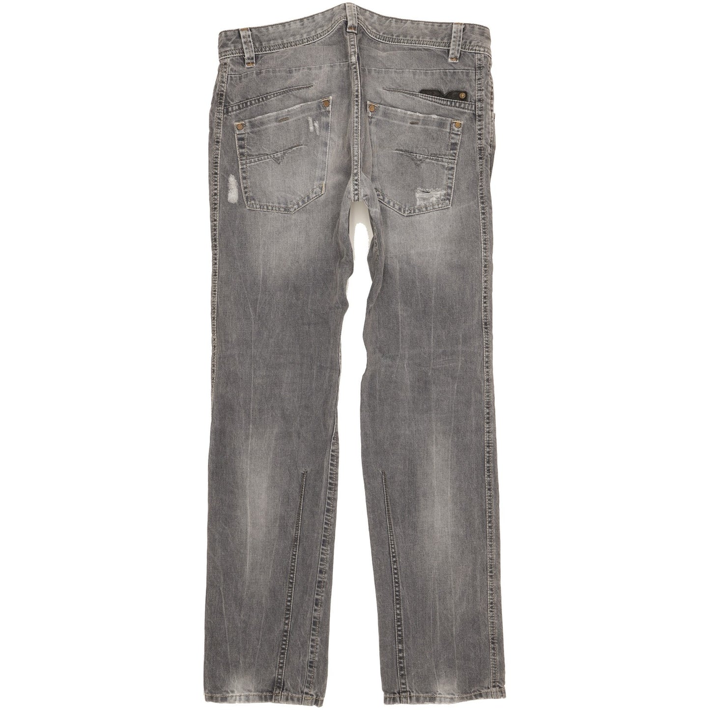Diesel Darron Men Grey Tapered Slim Jeans W32 L32