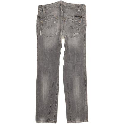 Diesel Darron Men Grey Tapered Slim Jeans W32 L32