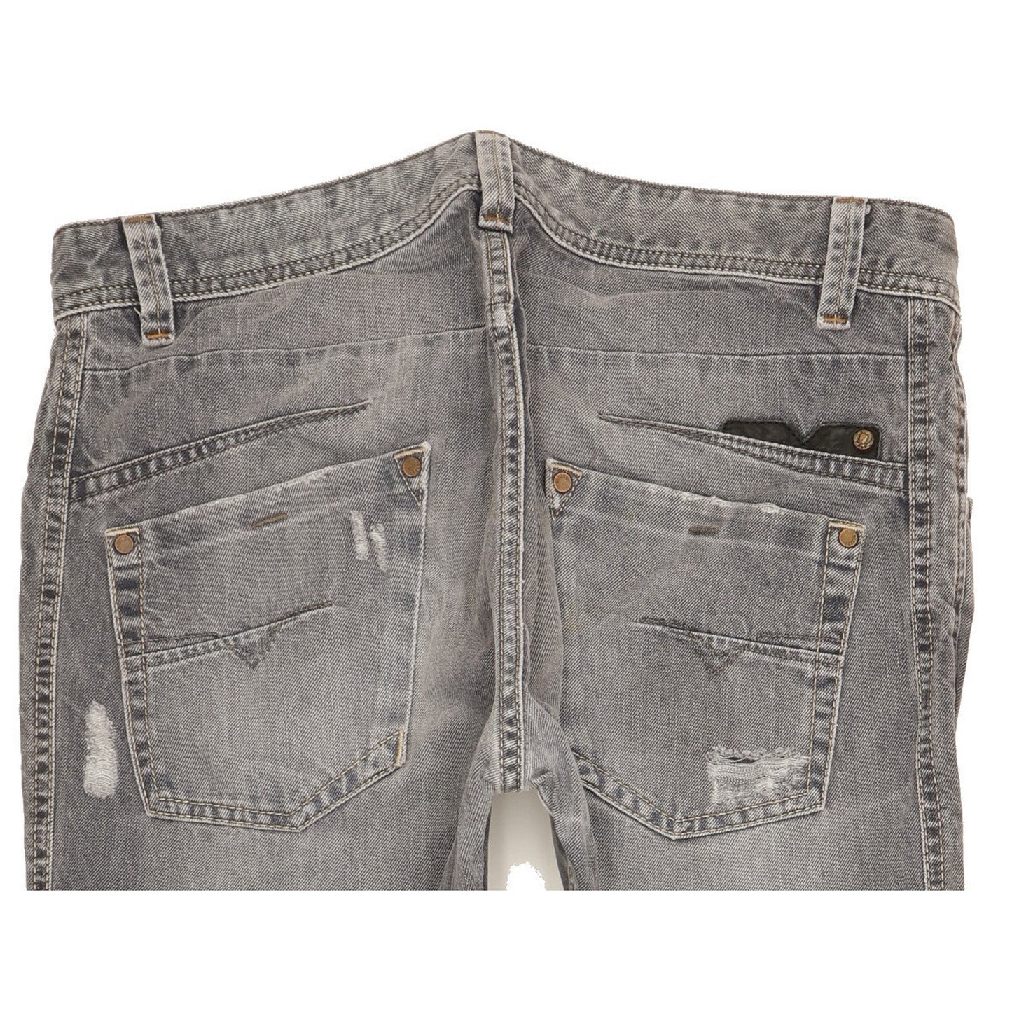 Diesel Darron Men Grey Tapered Slim Jeans W32 L32